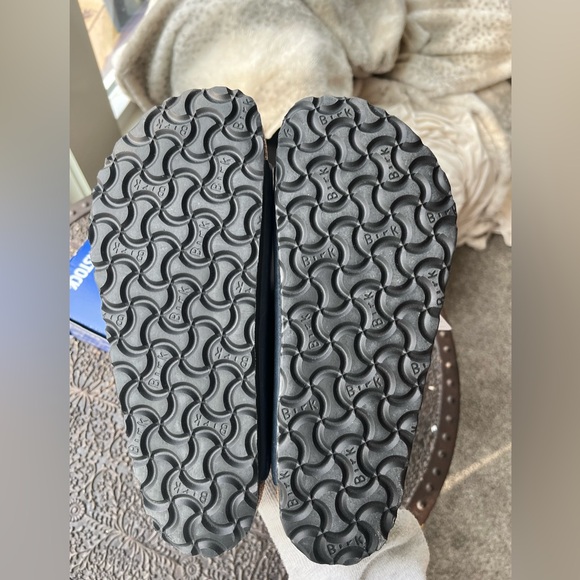 BIRKENSTOCK ARIZONA SOFT FOOTBED OILED LEATHER SANDALS IN BLUE 37 EU 6 US - Picture 9 of 10